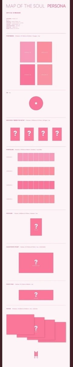 BTS - MAP OF THE SOUL : PERSONA - comprar online