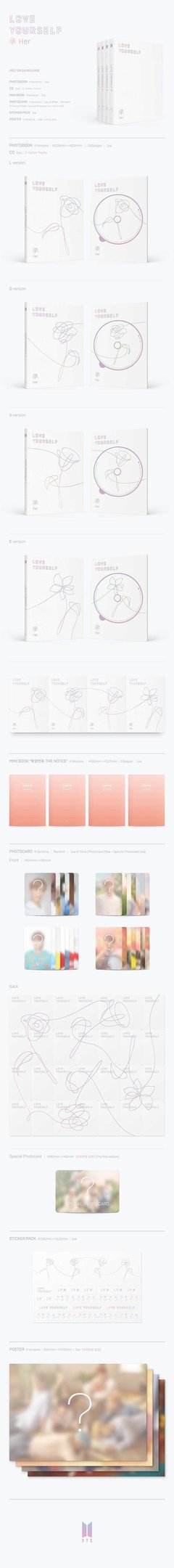 BTS - LOVE YOURSELF : HER - comprar online