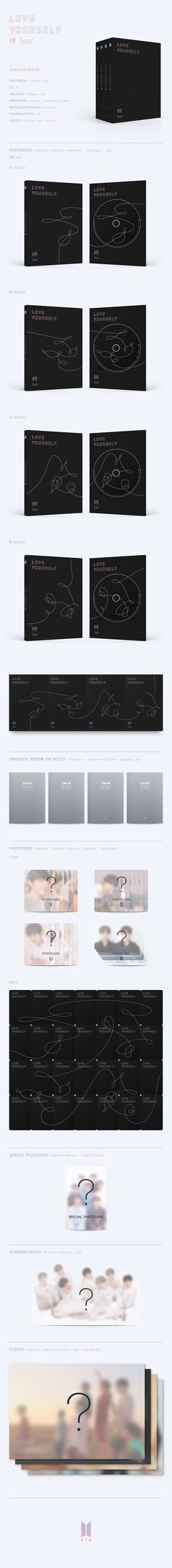 BTS - LOVE YOURSELF: TEAR - comprar online