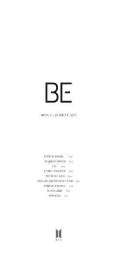 BTS - BE (deluxe ver.) - comprar online