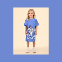 VESTIDO ANIME M/M MICKEY E AMIGOS AZUL REALEZA - comprar online