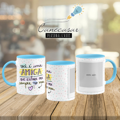 Caneca Amiga do coração (Editável) - comprar online