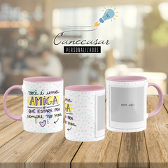 Caneca Amiga do coração (Editável)