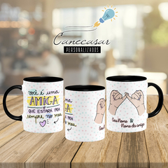 Caneca Amiga do coração (Editável) - Canecasar Personalizados