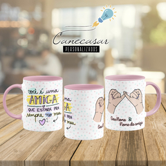 Caneca Amiga do coração (Editável) - comprar online