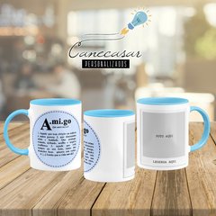 Caneca Significado amigo (Editável) - comprar online