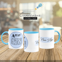 Caneca Significado amigo (Editável) - Canecasar Personalizados