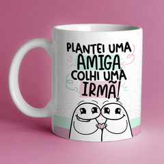 Caneca Plantei uma amiga colhi uma irmã