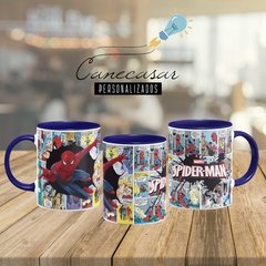 Caneca Homem Aranha quadrinhos na internet