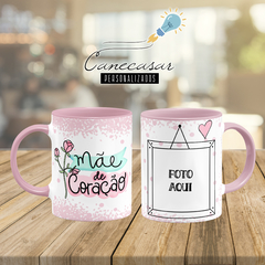 Caneca Mãe de coração com Foto - comprar online