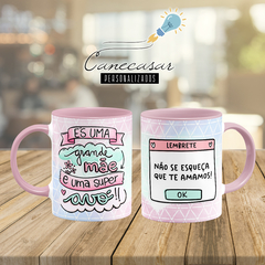 Caneca Grande Mãe e super Avó - comprar online