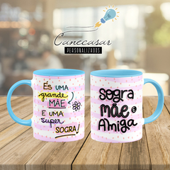 Caneca Grande Mãe e super Sogra na internet