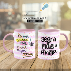 Caneca Grande Mãe e super Sogra - comprar online