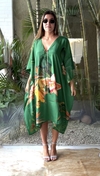 Kaftan Brasil Verde Curto