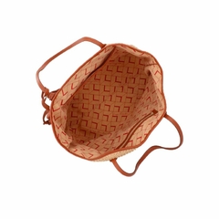 LUIZA BARCELOS BOLSA TOTE GRANDE EM CROCHET BEGE - loja online