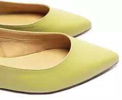 ANACAPRI Sapatilha Slingback Essencial Verde - Morena Shoes