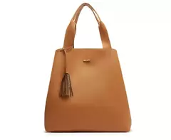 ANACAPRI Bolsa Shopping Grande Maxi Barbicacho Marrom