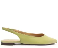 ANACAPRI Sapatilha Slingback Essencial Verde