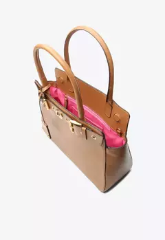 VICENZA Bolsa Tote Lien Grande Caramelo - Morena Shoes