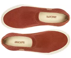 ANACAPRI Tênis Slip On Knit Alê Marrom Nut 35 na internet