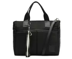 ANACAPRI Bolsa Tote Grande Sporty Nylon Preta - comprar online