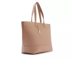 ANACAPRI Bolsa Shopping Grande Lisa Chaveiro Bege - comprar online