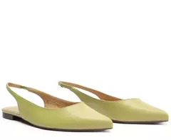 ANACAPRI Sapatilha Slingback Essencial Verde - comprar online