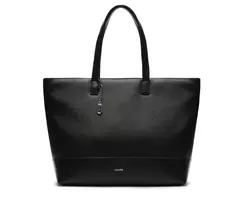 ANACAPRI Bolsa Shopping Grande Lisa Chaveiro Preta - comprar online