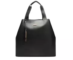 ANACAPRI Bolsa Shopping Grande Maxi Barbicacho Preta - comprar online