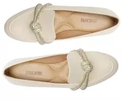 ANACAPRI MOCASSIM NÓ PEDRARIAS BRANCO - comprar online