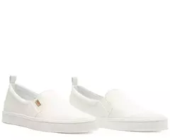 ANACAPRI Tênis Slip On Liso Branco 36 - comprar online