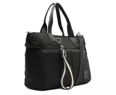 ANACAPRI Bolsa Tote Grande Sporty Nylon Preta na internet