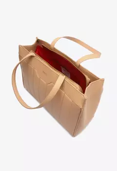 SCHUTZ BOLSA SHOPPING MAGGIE BEGE - comprar online