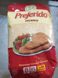 Pan rallado preferido horno