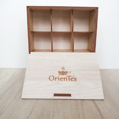 Caja de madera OrienTés con 6 divisiones en internet