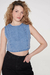 TOP CROPPED BLUES - Tipa Denim | Tienda Oficial