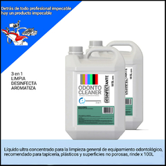 Odonto clean liquido limpiador para tapizado y superficies no porosas dentales