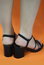 Sandália Ramarim salto bloco com elástico - Styllo Calçados e Moda