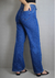 Calça Wide Leg azul escuro Nexo Jeans - Styllo Calçados e Moda