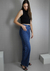 Calça Wide Leg azul escuro Nexo Jeans - comprar online