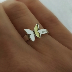 Anillo Mariposa Plata 925