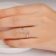 Anillo Amor de Huella Plata 925 - comprar online