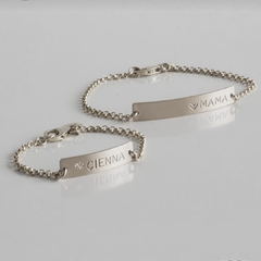 Pulsera Madre Hija Plata 925 PMH31