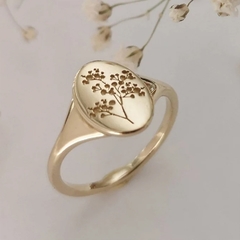 Anillo Natura Oro 18 k AN123