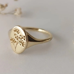 Anillo Natura Oro 18 k AN123 - comprar online