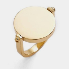 Anillo Maxi Sello Oro 18k AN412