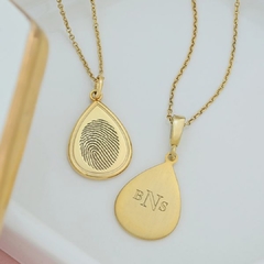 Dije Huella original Oro 18k