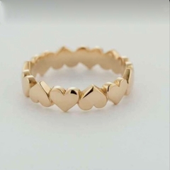 Anillo corazón Oro 18k AN498