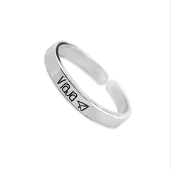 Anillo cinta Personalizado Plata 925 - comprar online