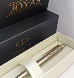 Parker Jotter Plateada y dorada - JOYAS AB